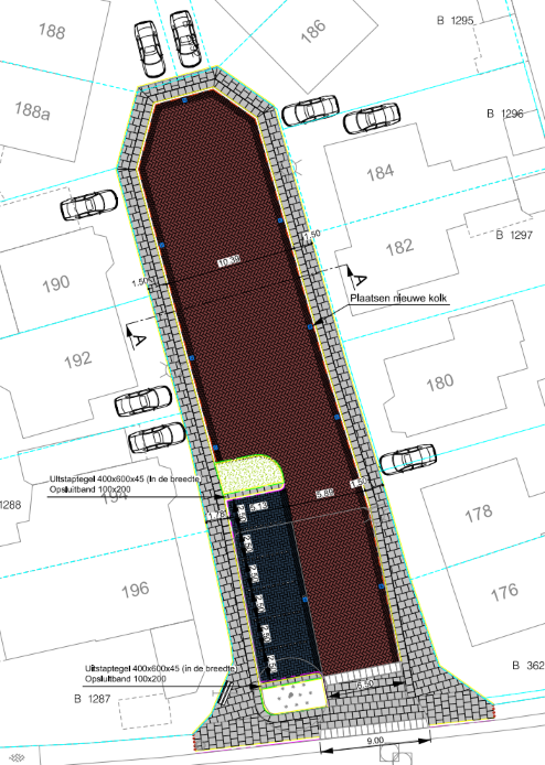 Nieuwe inrichting plein Silverhofje
